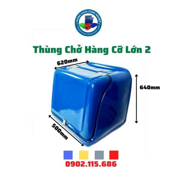 Thùng chở hàng sau xe máy loại lớn 2