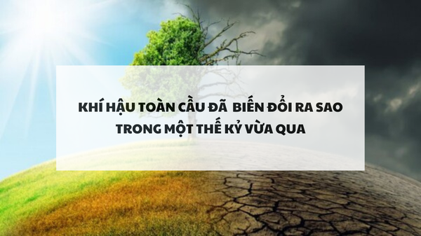 Trong 100 năm qua khí hậu đã biến đổi ra sao?