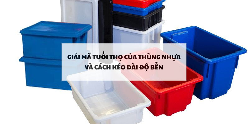 Giải mã tuổi thọ và cách kéo dài độ bền của thùng nhựa